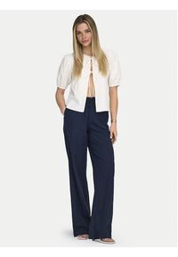 only - ONLY Bluzka Jenna 15368592 Kremowy Regular Fit. Kolor: kremowy. Materiał: bawełna #4