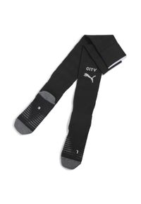 Puma - Męskie skarpety Manchester City 25/26 z grafiką PUMA Black White. Kolor: czarny, biały, wielokolorowy. Sport: piłka nożna