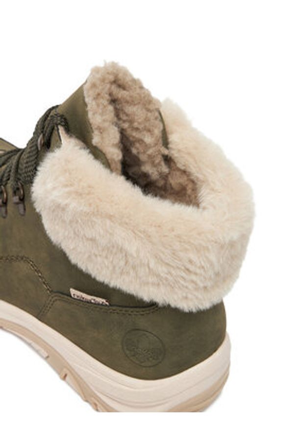 Rieker Trzewiki CEO-M9610-54 Khaki. Kolor: brązowy. Materiał: materiał