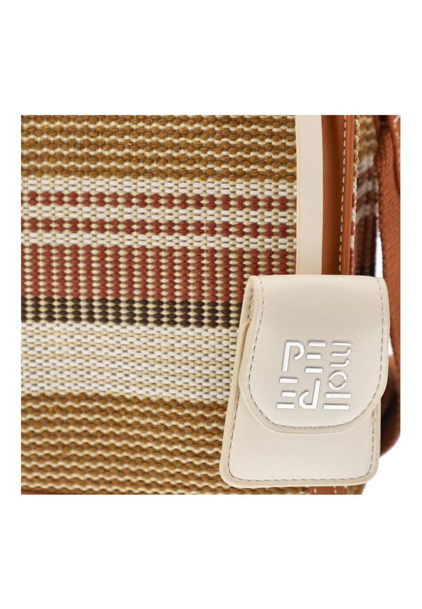 Brązowa Torebka Pepe Moll Stylowy Kuferek Damski. Kolor: brązowy. Styl: elegancki