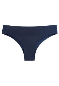 Intica - Majtki bezszwowe niewidoczne pod ubraniem Quintilia. Kolor: niebieski. Materiał: materiał, skóra #1