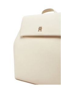 TOMMY HILFIGER - Tommy Hilfiger Plecak Th Legacy Backpack AW0AW17407 Beżowy. Kolor: beżowy. Materiał: skóra #4