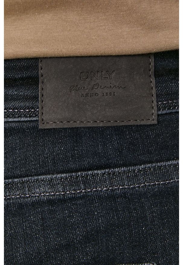 only - Only Jeansy damskie medium waist. Kolor: szary