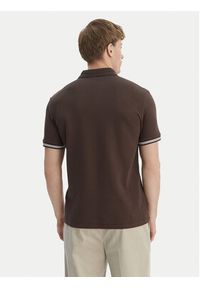 JOOP! Jeans Polo 15 JJJ-17Amare 30046012 Brązowy Modern Fit. Typ kołnierza: polo. Kolor: brązowy. Materiał: bawełna #4