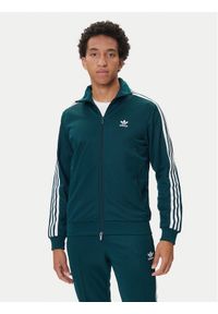 Adidas - adidas Bluza adicolor Classics Beckenbauer JY1280 Zielony Slim Fit. Kolor: zielony. Materiał: bawełna