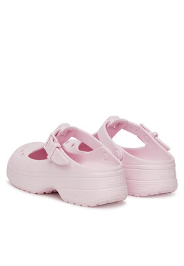 Crocs Klapki Classic Mary Jane Clog 210581 Różowy. Kolor: różowy