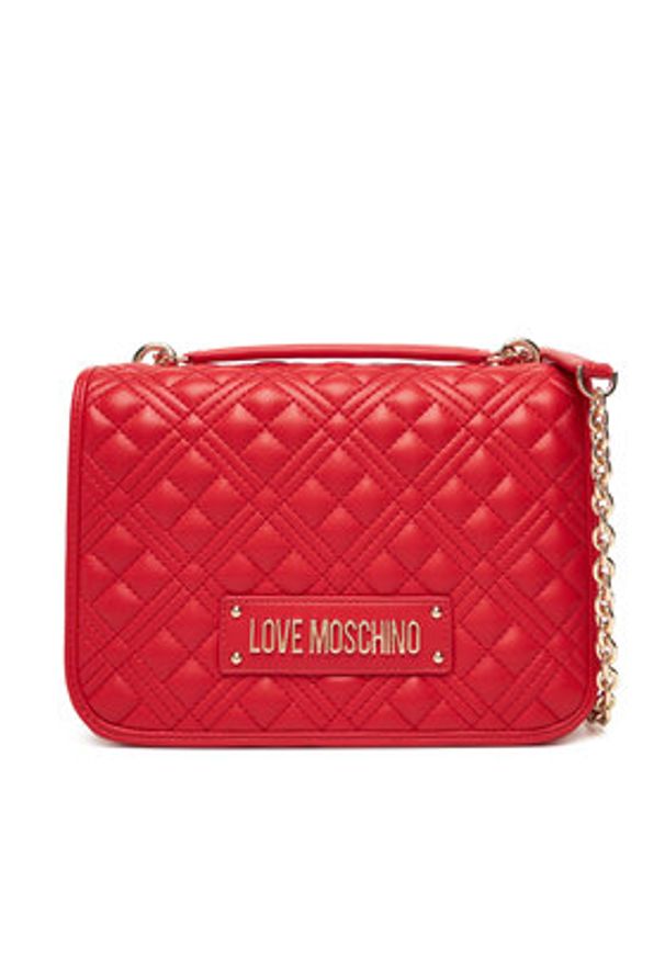 Love Moschino - LOVE MOSCHINO Torebka JC4000PP0NLA0500 Czerwony. Kolor: czerwony. Materiał: skórzane