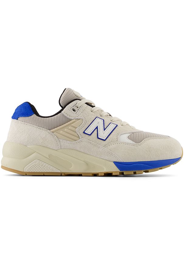 Buty męskie New Balance MT580ESB – beżowe. Kolor: beżowy. Materiał: guma, dresówka, skóra, materiał. Szerokość cholewki: normalna