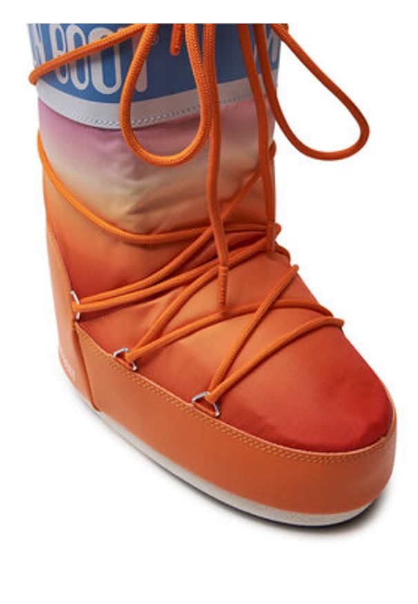 Moon Boot Śniegowce Mb Icon Sunrise 80D1402910 Pomarańczowy. Kolor: pomarańczowy. Materiał: materiał