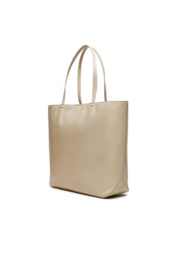 Tommy Jeans Torebka Tjw Ess Must Tote Seasonal AW0AW16841 Écru. Materiał: skórzane