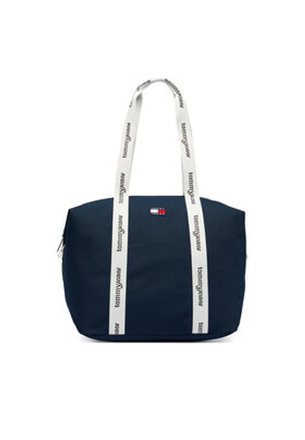 Tommy Jeans Torebka Tjw Ess Daily Tote AW0AW18461 Granatowy. Kolor: niebieski