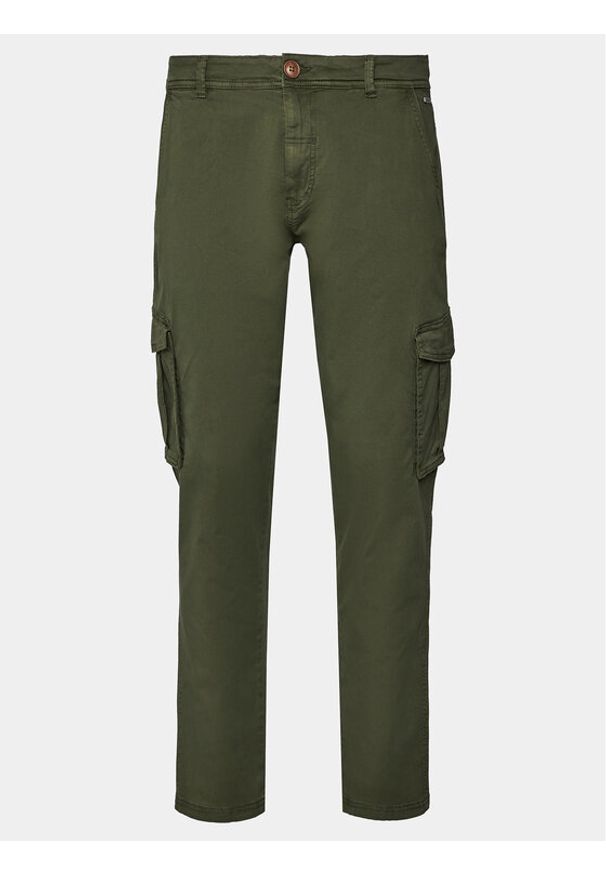 Blend Spodnie materiałowe 20716450 Zielony Slim Fit. Kolor: zielony. Materiał: bawełna