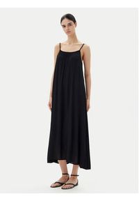 only - ONLY Sukienka letnia Niki 15344611 Czarny Regular Fit. Kolor: czarny. Materiał: wiskoza. Sezon: lato #3