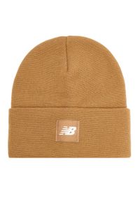 New Balance Czapka LAH13034GIN Brązowy. Kolor: brązowy. Materiał: materiał #1