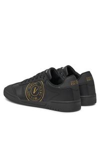 Versace Jeans Couture Sneakersy 77YA3SD1 Czarny. Kolor: czarny. Materiał: skóra #5