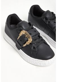 Versace Jeans Couture - Sneakersy damskie skórzane VERSACE JEANS COUTURE. Materiał: skóra #3