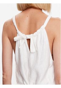 Bruuns Bazaar Sukienka letnia Cyclamen Cate BBW3297 Biały Regular Fit. Kolor: biały. Materiał: wiskoza, lyocell. Sezon: lato