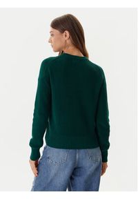 Guess Jeans Sweter W4BR08 Z3HM1 Zielony Regular Fit. Kolor: zielony. Materiał: bawełna #2