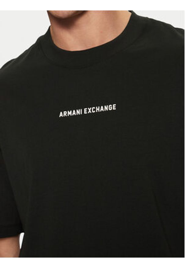 Armani Exchange T-Shirt XM000588 AF12308 UB001 Czarny Regular Fit. Kolor: czarny. Materiał: bawełna