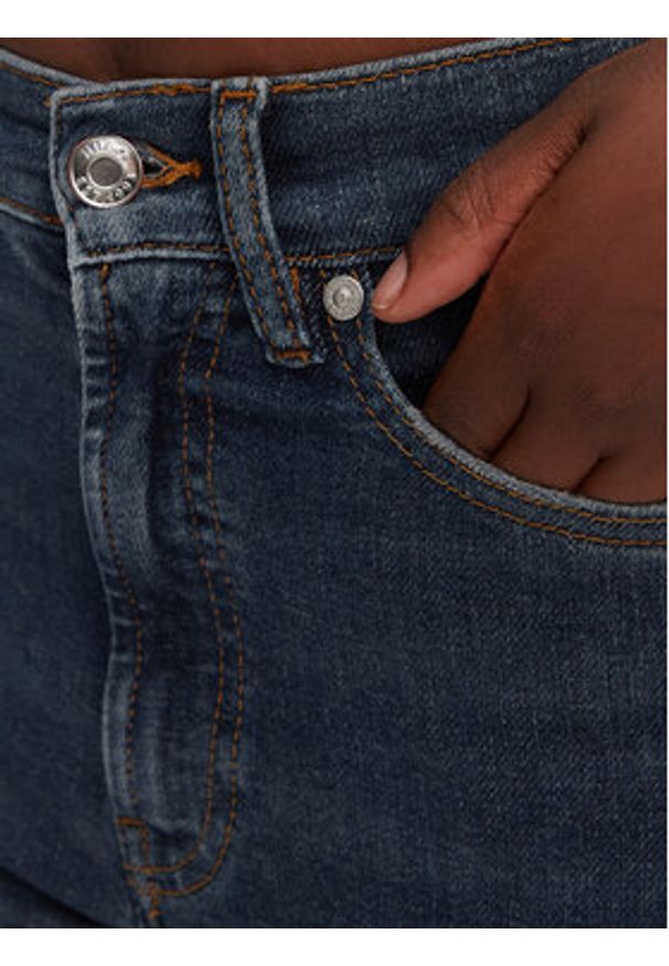 Hugo - HUGO Jeansy Girali 50530308 Granatowy Skinny Fit. Kolor: niebieski