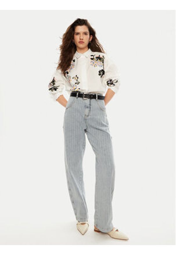 Munthe Jeansy Shimo 244142024405 Niebieski Regular Fit. Kolor: niebieski