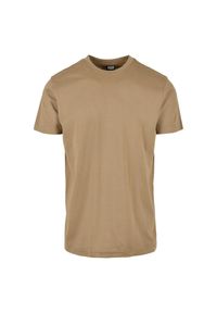 Urban Classics - Męska Podstawowa Koszulka Gładka. Kolor: zielony. Wzór: gładki. Sport: turystyka piesza #1