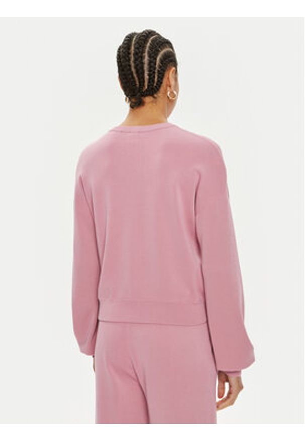 Pinko Sweter Acciuga 101568 A115 Różowy Regular Fit. Kolor: różowy. Materiał: bawełna, syntetyk