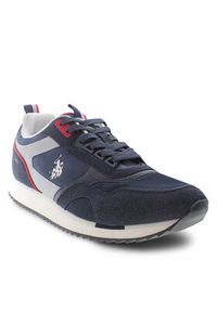 U.S. Polo Assn. Sneakersy Ethan ETHAN001 Granatowy. Kolor: niebieski. Materiał: materiał #3