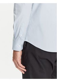 Calvin Klein Koszula LV04LB145G Błękitny Slim Fit. Kolor: niebieski. Materiał: bawełna #3