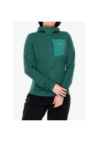 Bluza z kapturem damska Rab Tecton Hoody. Typ kołnierza: kaptur. Kolor: zielony