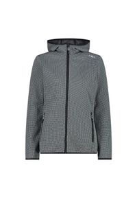 Polar z kapturem dla kobiet CMP. Typ kołnierza: kaptur. Kolor: czarny. Materiał: polar. Sport: turystyka piesza #1