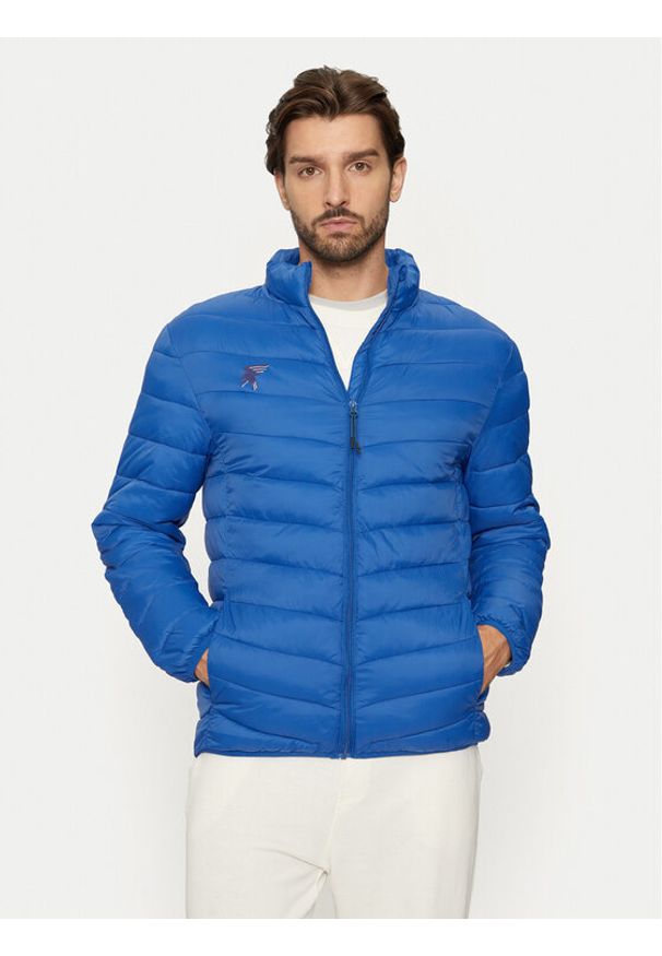 Joma Kurtka przejściowa Mystic 103758 Niebieski Regular Fit. Kolor: niebieski. Materiał: syntetyk