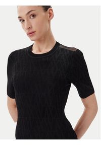 Armani Exchange Sukienka dzianinowa XW000581 AF12875 FC043 Czarny Slim Fit. Kolor: czarny. Materiał: syntetyk #2