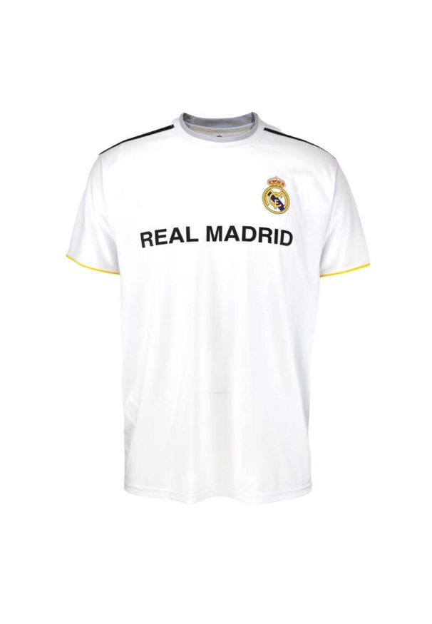 Real Madrid - Koszulka kibica Real Madryt 25-26 dla dzieci, replika. Kolor: biały. Sport: piłka nożna