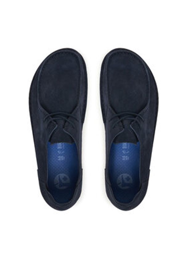 Birkenstock Półbuty Utti Lace Low 1031468 Granatowy. Kolor: niebieski. Materiał: skóra, zamsz