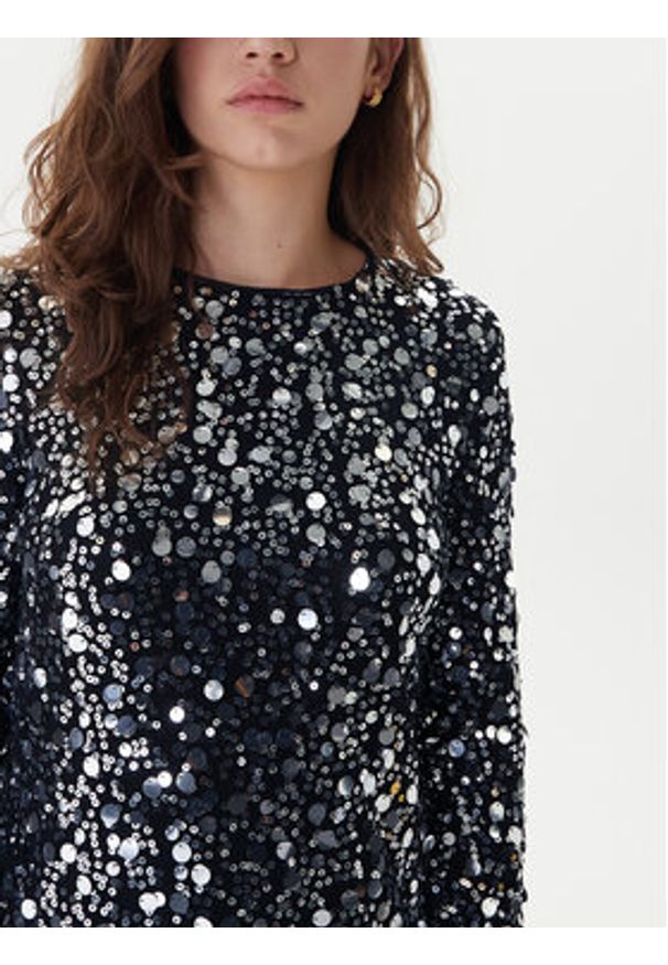 only - ONLY Sukienka koktajlowa Anika 15358384 Czarny Loose Fit. Kolor: czarny. Materiał: syntetyk. Styl: wizytowy