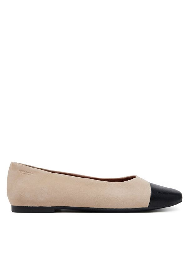 Vagabond Shoemakers Baleriny Jolin 5508-642-95 Beżowy. Kolor: beżowy. Materiał: zamsz, skóra