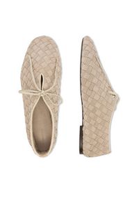 Gino Rossi - GINO ROSSI Półbuty EO-26SS02 Beżowy. Kolor: beżowy. Materiał: zamsz, skóra #3