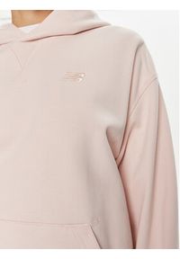 New Balance Bluza WT41537 Różowy Relaxed Fit. Kolor: różowy. Materiał: bawełna