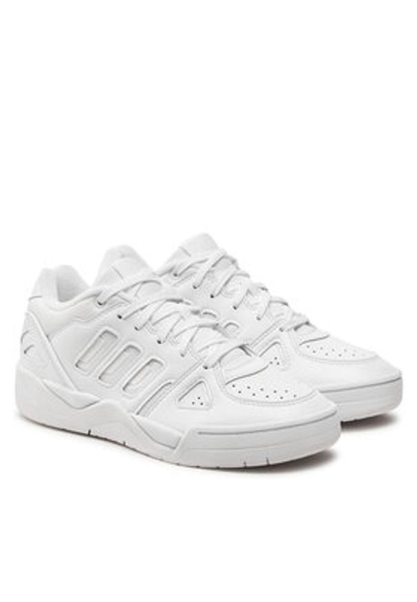 Adidas - adidas Sneakersy Midcity Low IF4559 Biały. Kolor: biały. Materiał: skóra