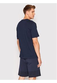Diadora T-Shirt Ss Shore 102.178172 Granatowy Regular Fit. Kolor: niebieski. Materiał: bawełna #4