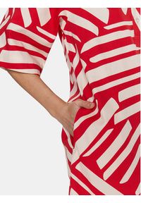 Seidensticker Sukienka codzienna 60.135012 Czerwony Regular Fit. Okazja: na co dzień. Kolor: czerwony. Materiał: bawełna. Typ sukienki: proste. Styl: casual #5