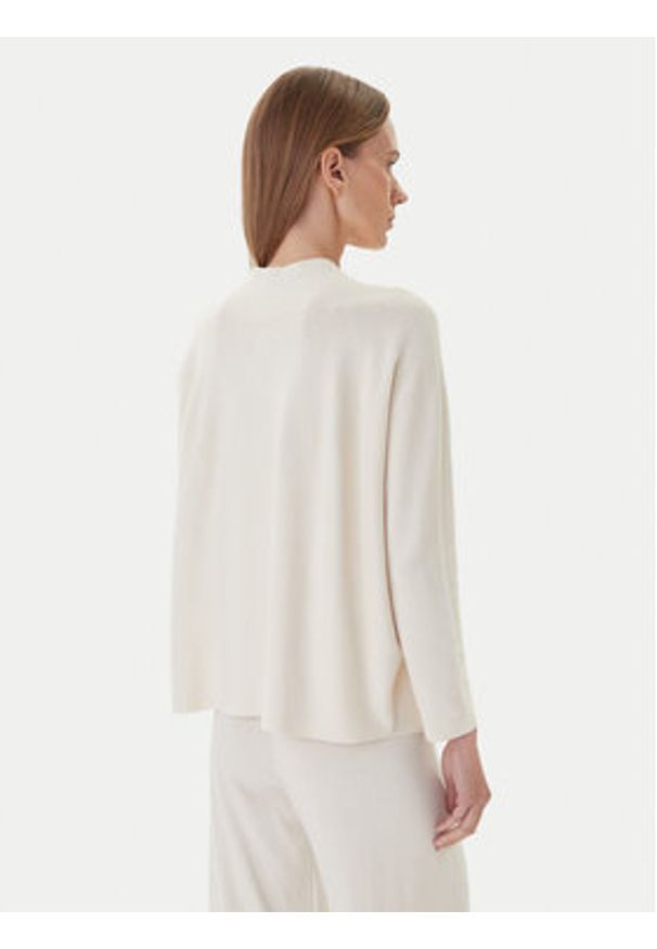 Kontatto Sweter 3M0811C Écru Regular Fit. Materiał: wiskoza