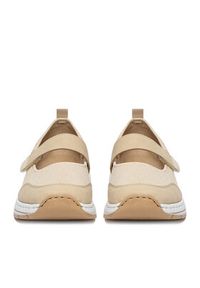 Rieker Sneakersy N6554-60 Beżowy. Kolor: beżowy. Materiał: materiał #5