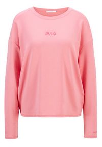 BOSS - Boss Bluzka C_Elina_Active 50456738 Różowy Relaxed Fit. Kolor: różowy. Materiał: wiskoza