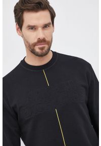 Armani Exchange Bluza bawełniana 3LZMAV.ZJ3UZ męska kolor czarny z nadrukiem. Okazja: na co dzień. Kolor: czarny. Materiał: bawełna. Wzór: nadruk. Styl: casual #5
