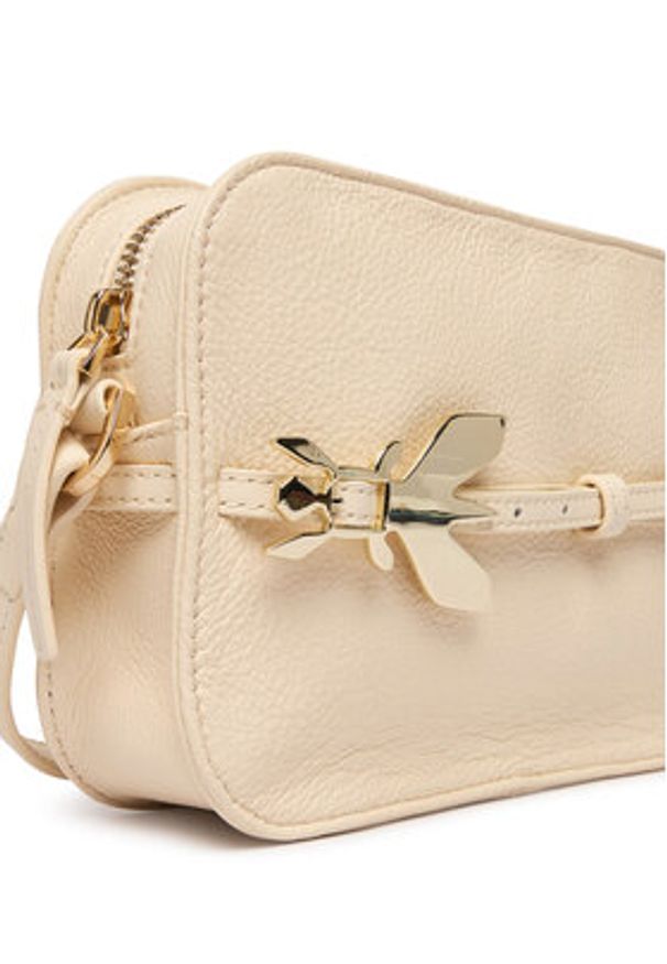 Patrizia Pepe Torebka 8B0328/L162-W405 Écru. Kolor: kremowy. Materiał: skórzane