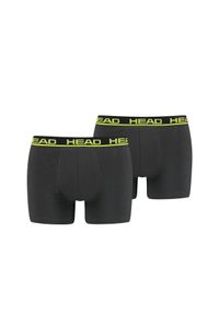 Bokserki męskie Head Basic Boxer 2 Pack. Kolor: zielony, wielokolorowy #1