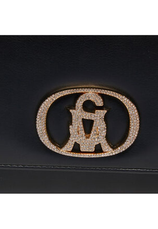 Steve Madden Torebka Bpetula Crossbody SM13001333-02002-B-G Czarny. Kolor: czarny. Materiał: skórzane