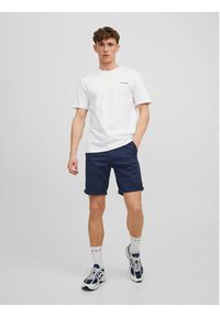 Jack & Jones - Jack&Jones Szorty materiałowe Bowie 12165604 Granatowy Regular Fit. Kolor: niebieski. Materiał: materiał, bawełna